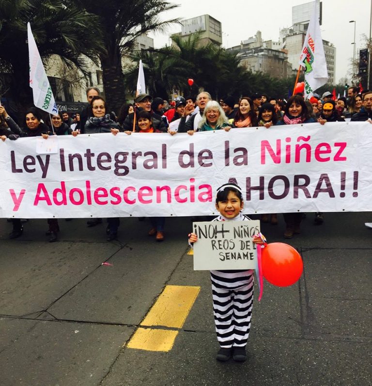 Marcha por los derechos de Niños y Niñas PIDEE