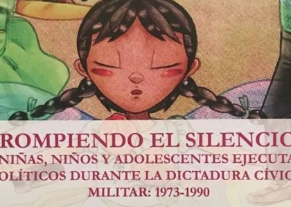 Rompiendo el silencio, el libro que visibiliza la historia de las ejecuciones de niños, niñas y adolescentes en dictadura